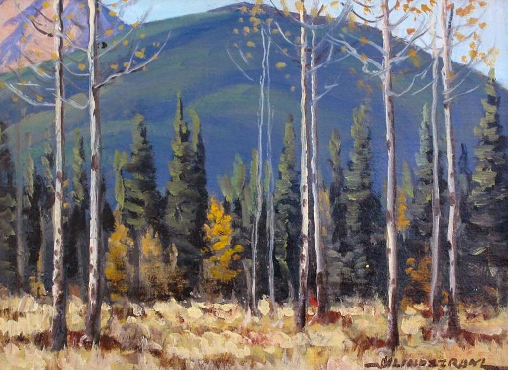 Matt Lindstrom (1890-1975) - Mountains Through The Trees