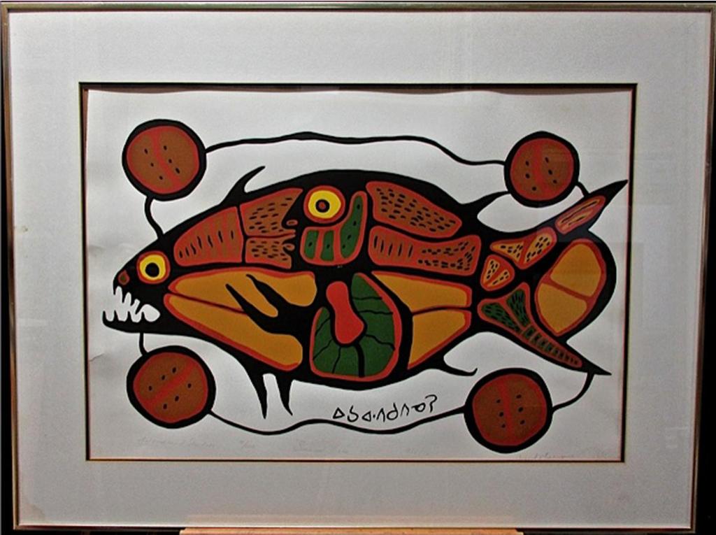 Norval H. Morrisseau (1931-2007) - Sacred Fish