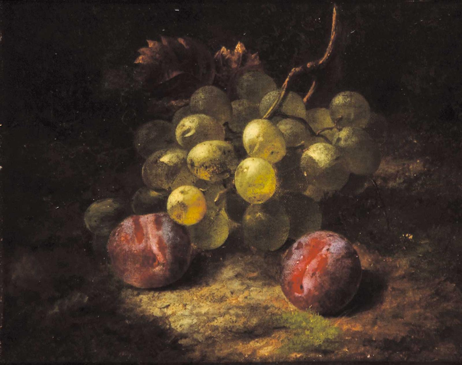 George Clare (1835-1890) - Untitled - Still Life with Fruit