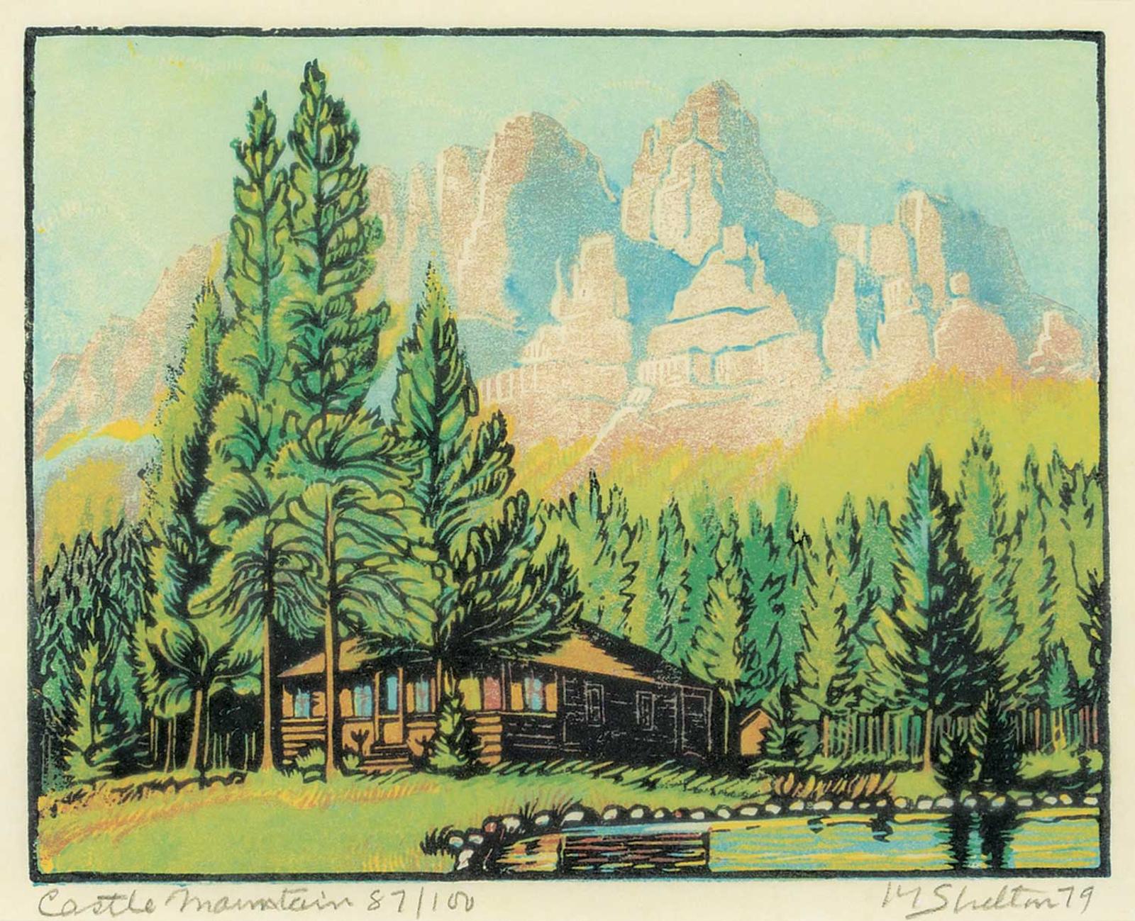 Margaret Dorothy Shelton (1915-1984) - Castle Mountain  #87/100