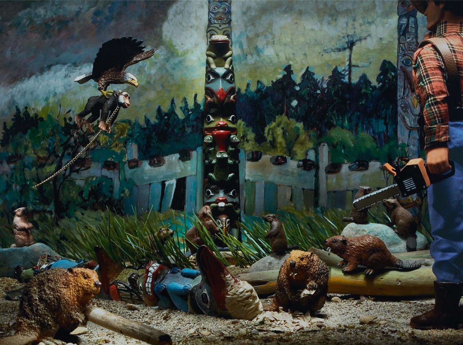 Diana Thorneycroft (1956) - Group Of Seven Awkward Moments (Beaver And Woo At Tanoo), 2008