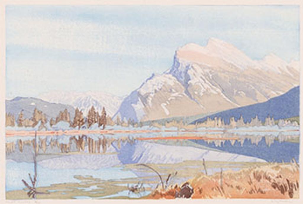 Walter Joseph (W.J.) Phillips (1884-1963) - Mount Rundle