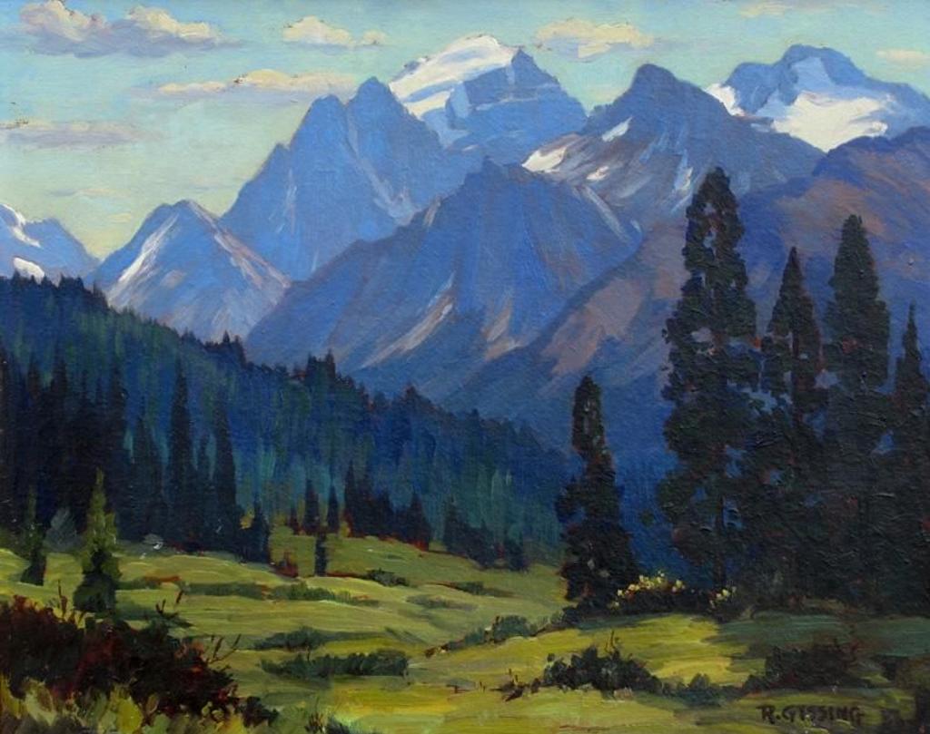 Roland Gissing (1895-1967) - Mountain Near Lake Louise