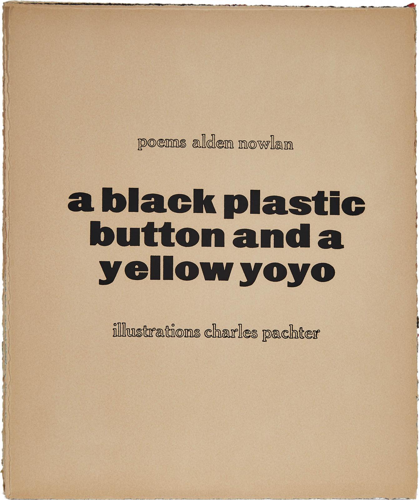 Charles Pachter (1942) - A Black Plastic Button And A Yellow Yo-Yo, 1968