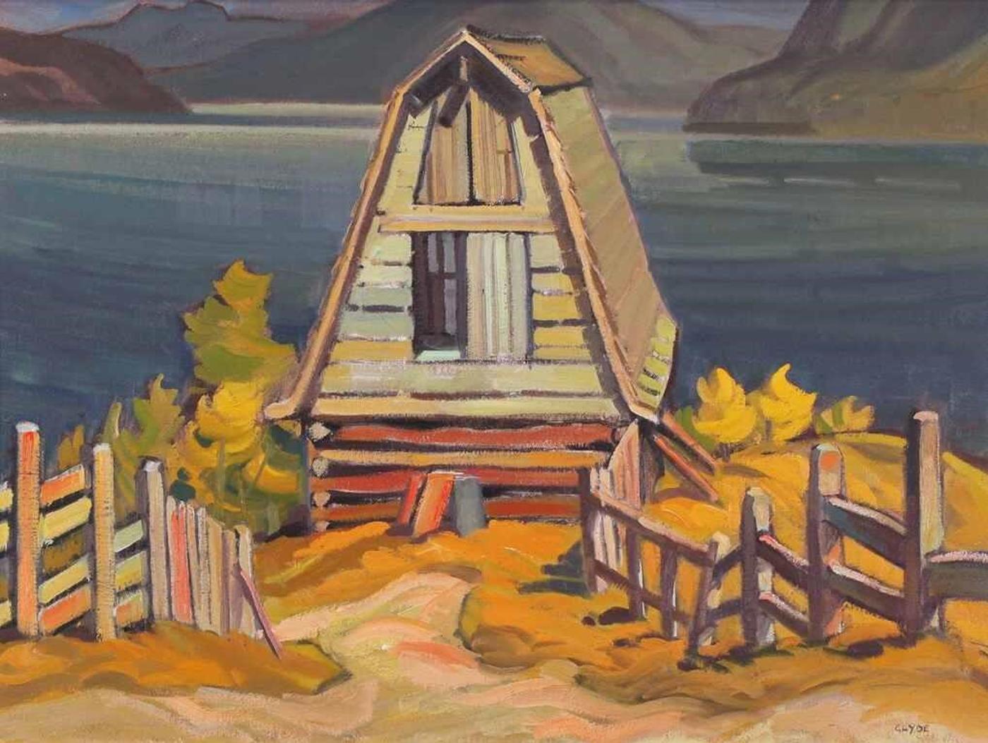 Henry George Glyde (1906-1998) - Old Barn, Salmon Arm B.C