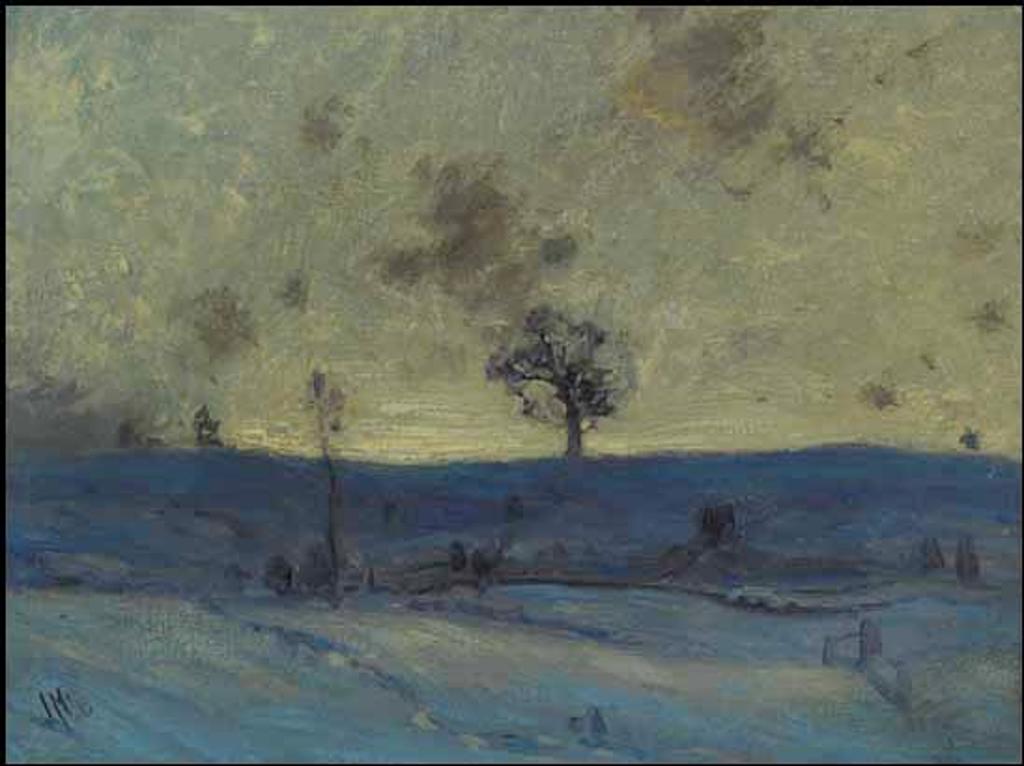 James Edward Hervey (J.E.H.) MacDonald (1873-1932) - Snowfields, Evening