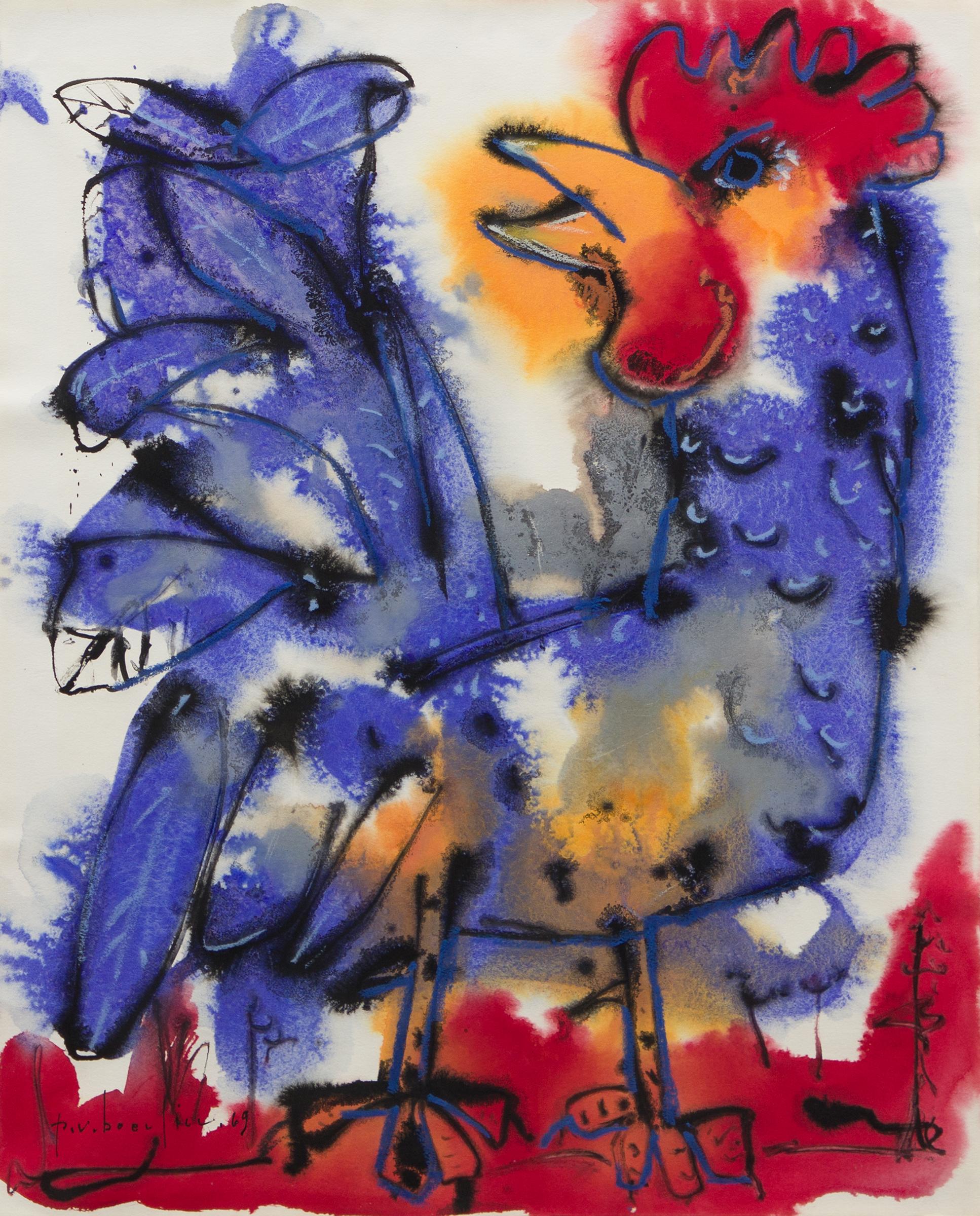 Paul Vanier Beaulieu (1910-1996) - Le coq, 1969