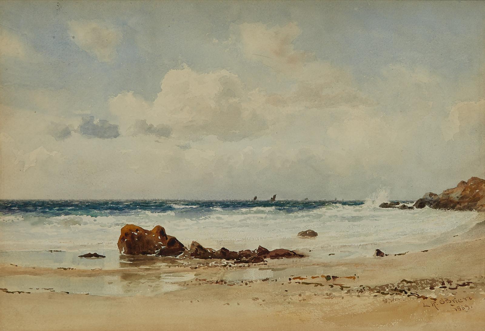 Lucius Richard O'Brien (1832-1899) - Irish Channel Off St. Ives, 1889