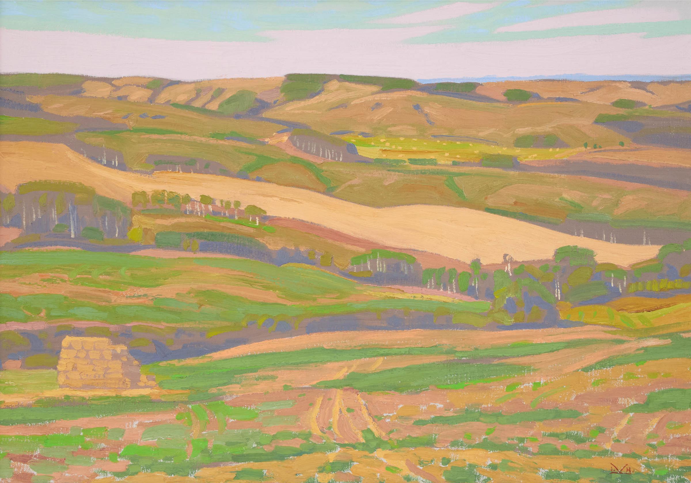 Illingworth Holey (Buck) Kerr (1905-1989) - Hayfields, Early Autumn, 1979