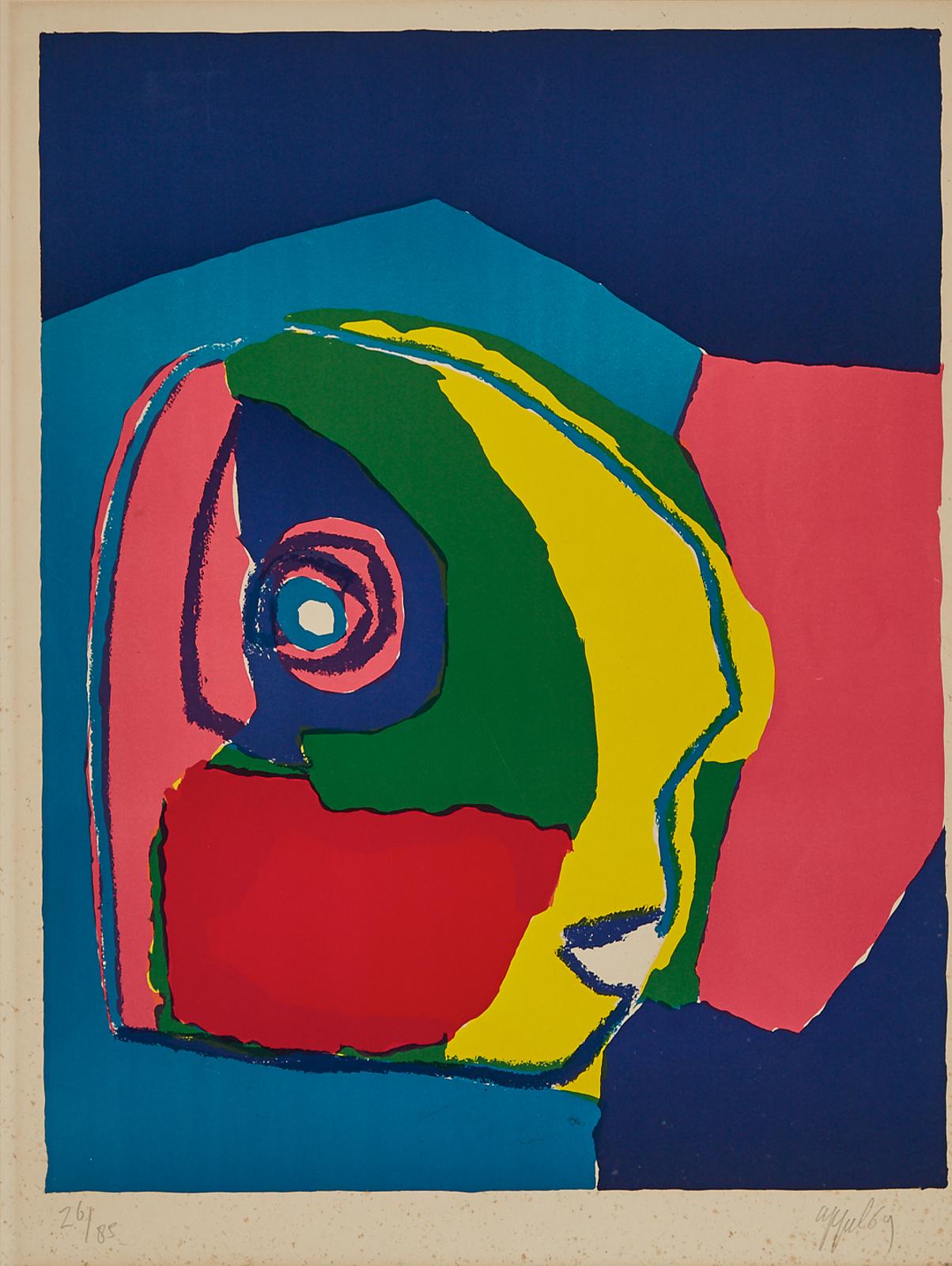 Karel Appel (1921-2006) - Untitled (Visage), 1969