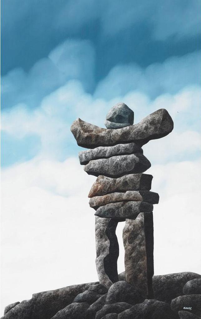 Ken Kirkby (1940-2023) - Inukshuk