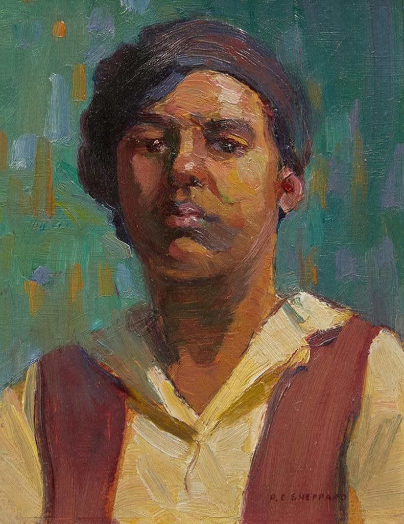 Peter Clapham (P.C.) Sheppard (1882-1965) - Portrait of a Boy