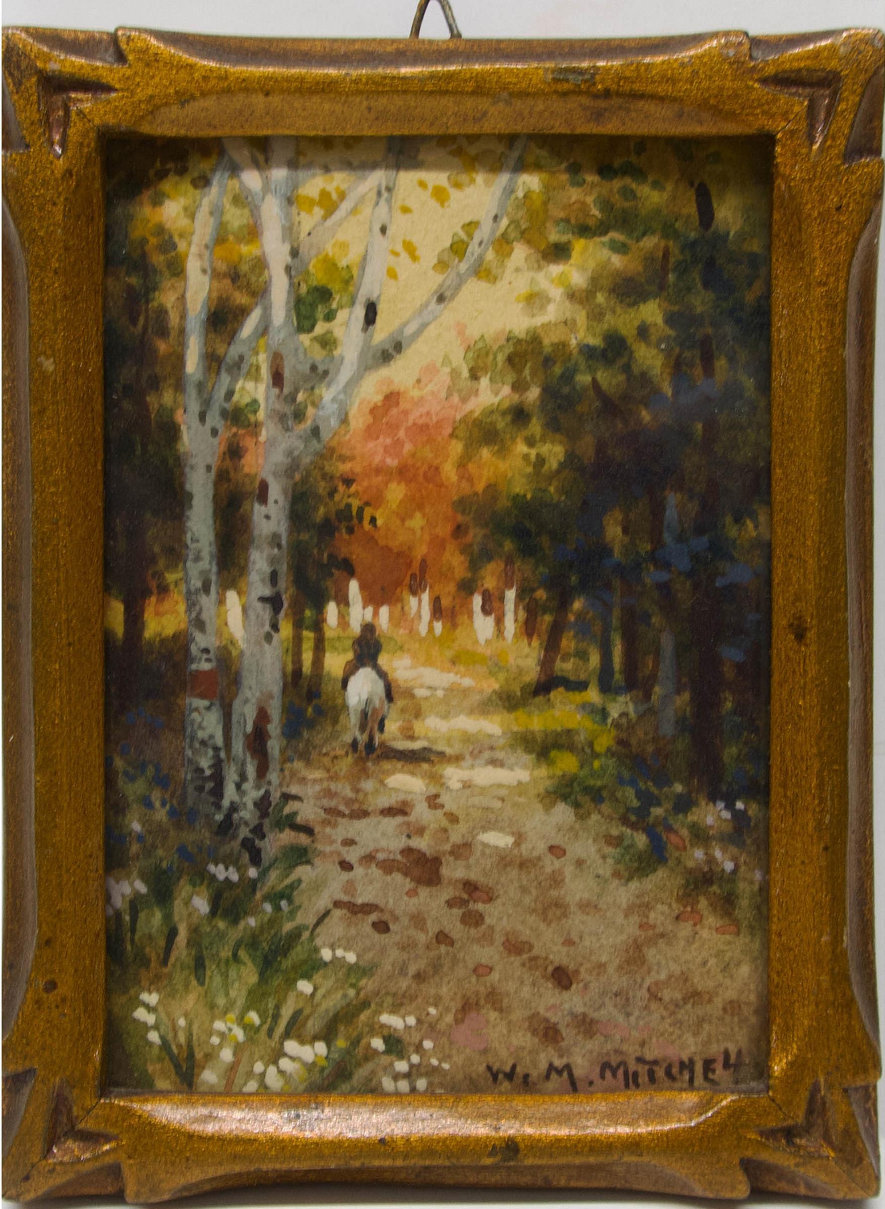 Willard Morse Mitchell (1879-1955) - A Little Path On Top Of Beautiful Mount Royal, Montreal, P.Q. - Canada