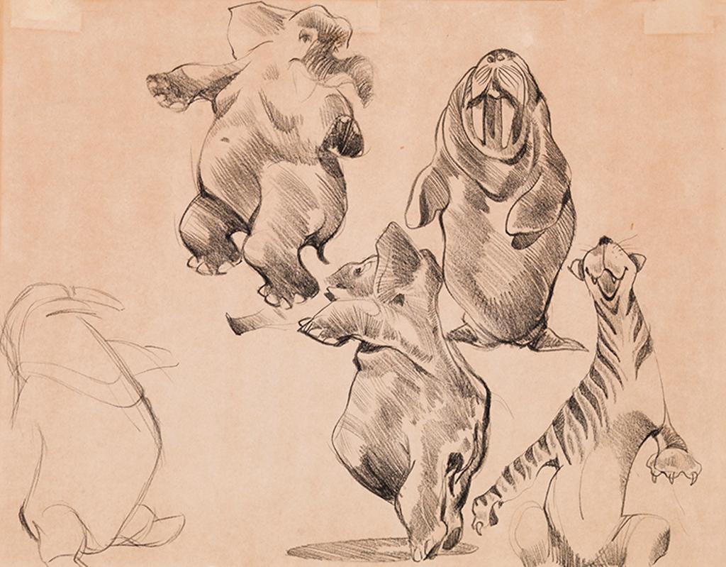 James Archibald Houston (1921-2005) - Sketches of Animals