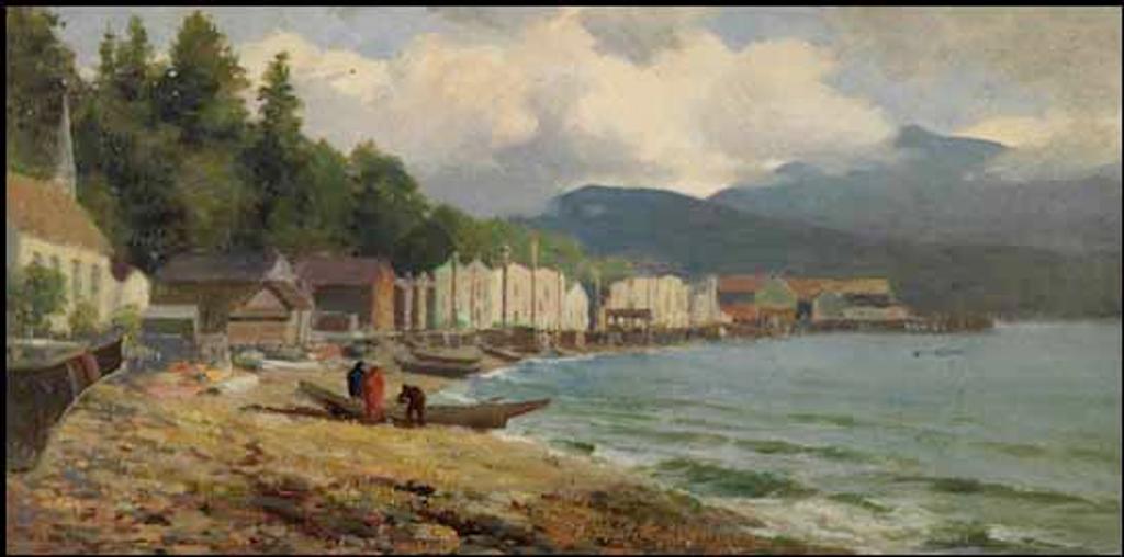Frederic Martlett Bell-Smith (1846-1923) - Indian Village, Alert Bay, BC