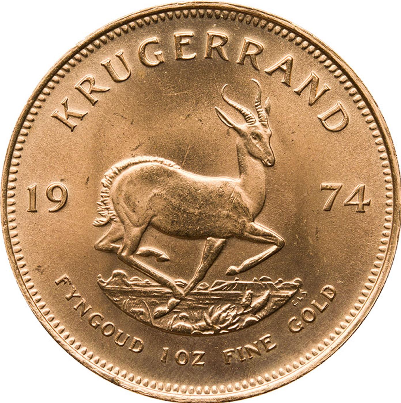 South Africa - Republic Gold One Krugerrand 1974