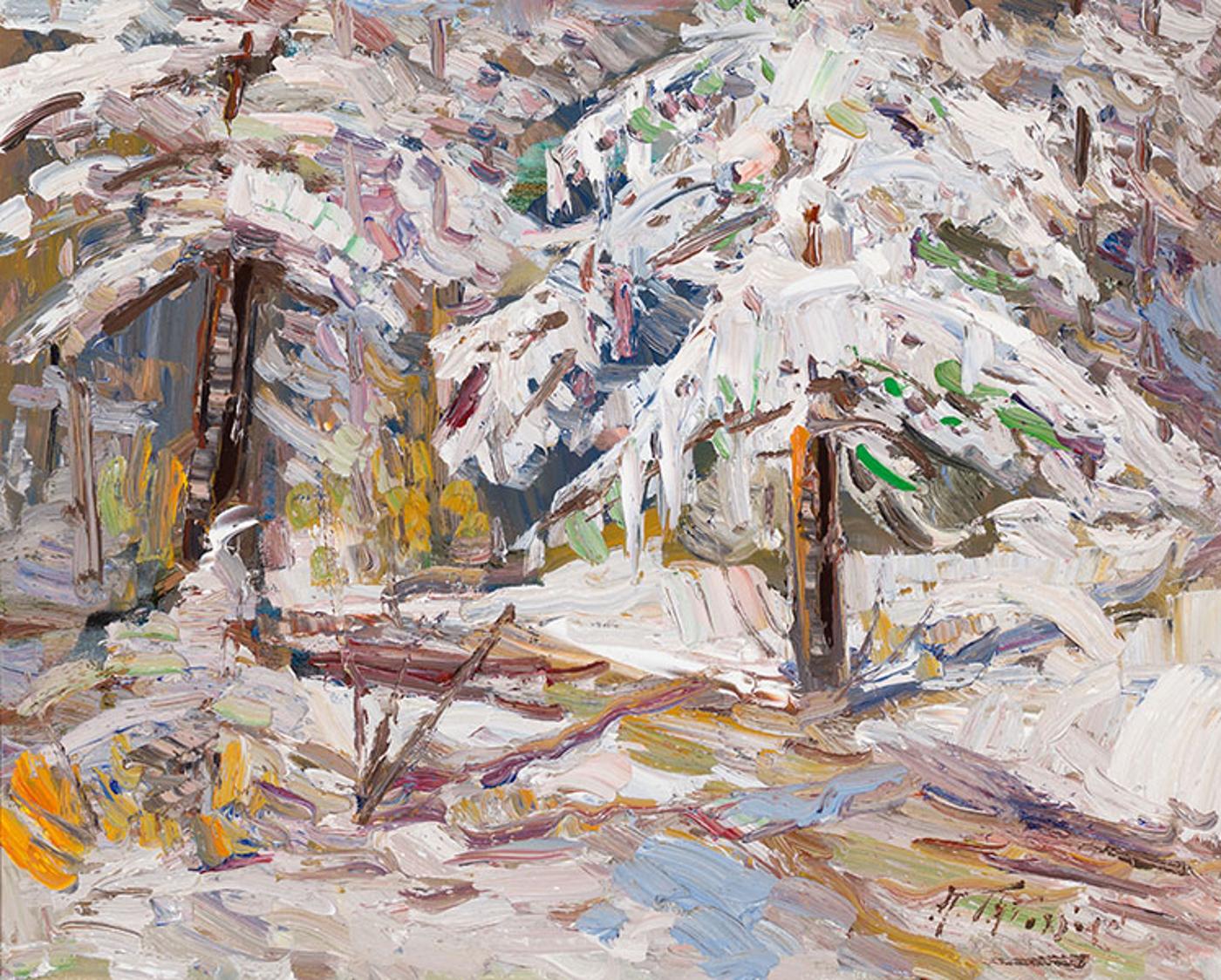 Armand Tatossian (1948-2012) - Sous-bois, neige