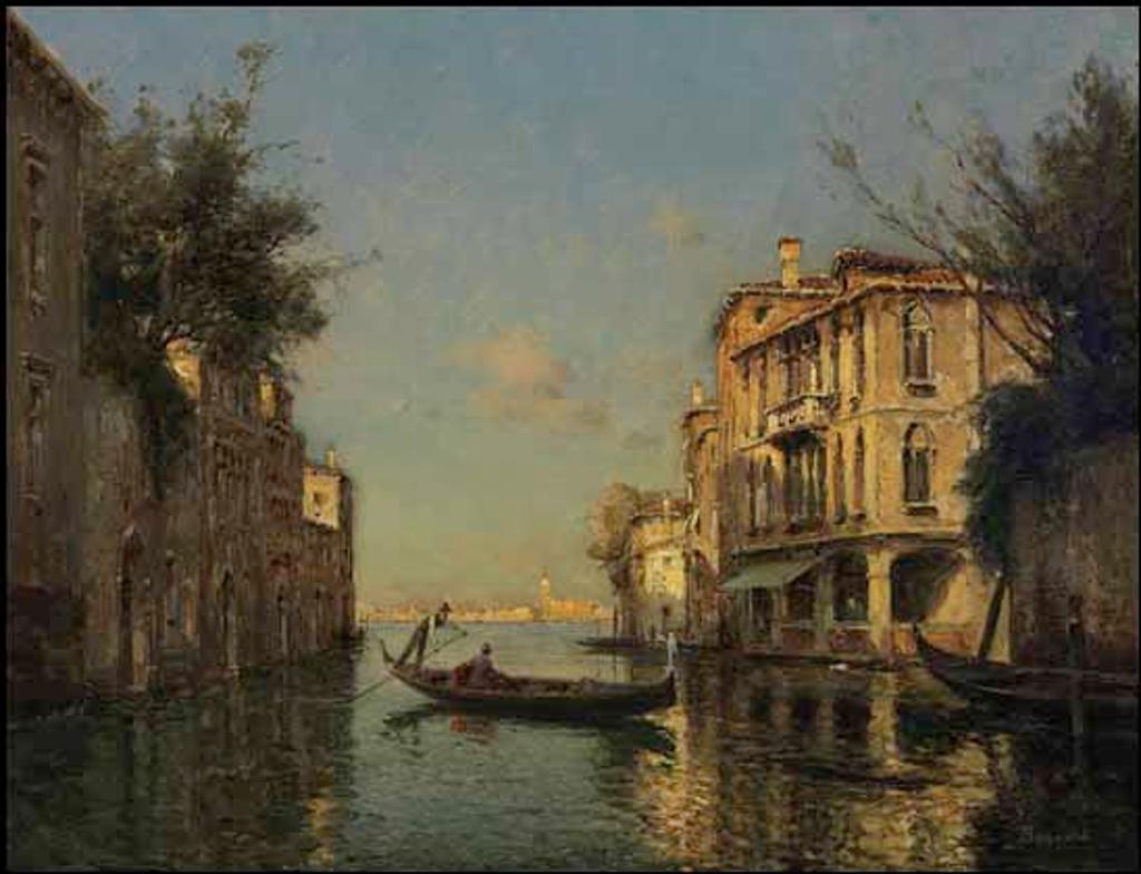 Antoine Bouvard (1870-1956) - A Backwater, Venice