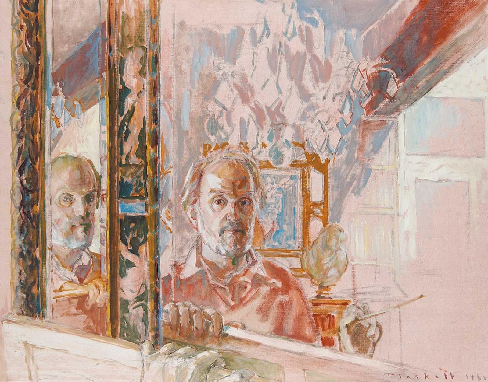 Joseph (Joe) Francis Plaskett (1918-2014) - Double Self in Venetian Mirror