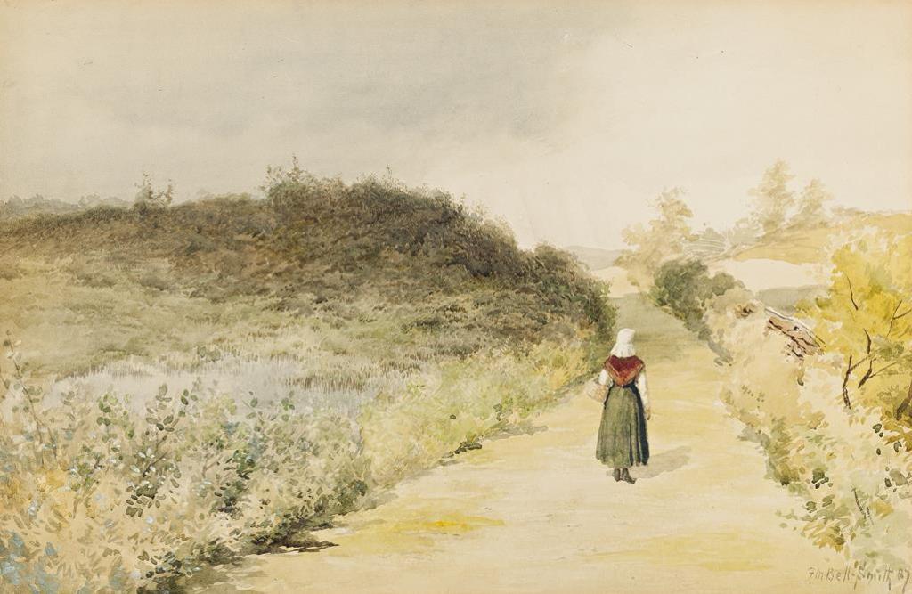 Frederic Martlett Bell-Smith (1846-1923) - Woman on a Country Lane