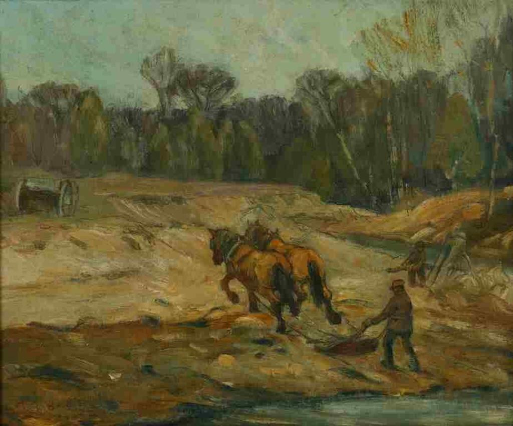 Thomas Garland Greene (1875-1955) - Gravel Workers, Don Valley