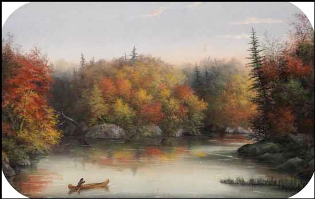 Alfred Worsley Holdstock (1820-1901) - Lake Saratoga