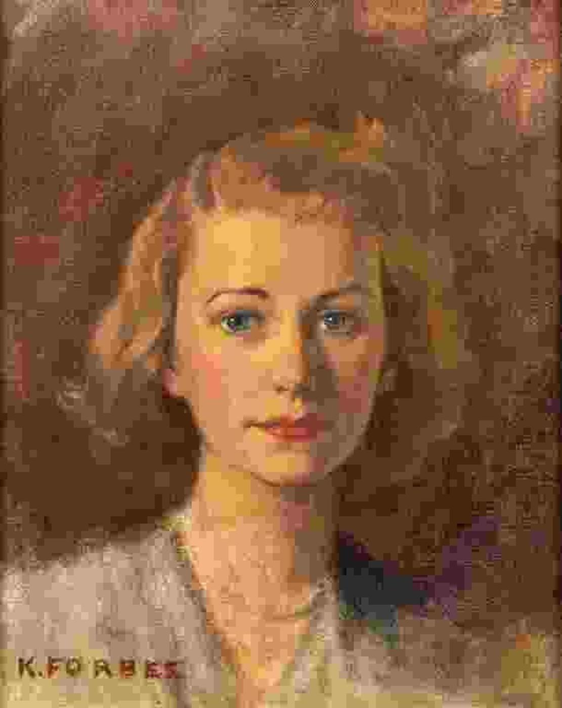 Kenneth Keith Forbes (1892-1980) - Portrait study