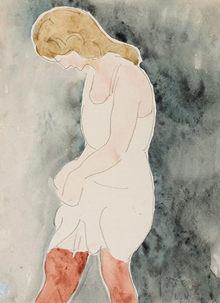 Louis Valtat (1869-1952) - Femme attachant ses bas