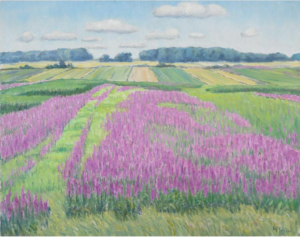 Gordon Edward Pfeiffer (1899-1983) - A Field Of Loosestrife, Townships, 1972