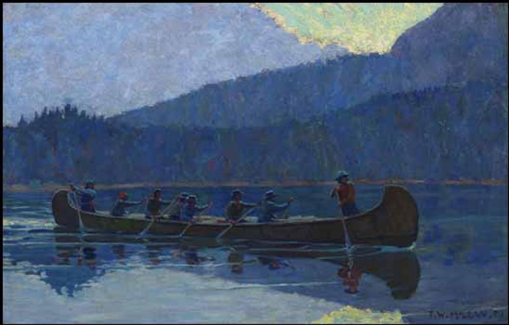 Thomas Wesley Mclean (1881-1951) - Men Canoeing