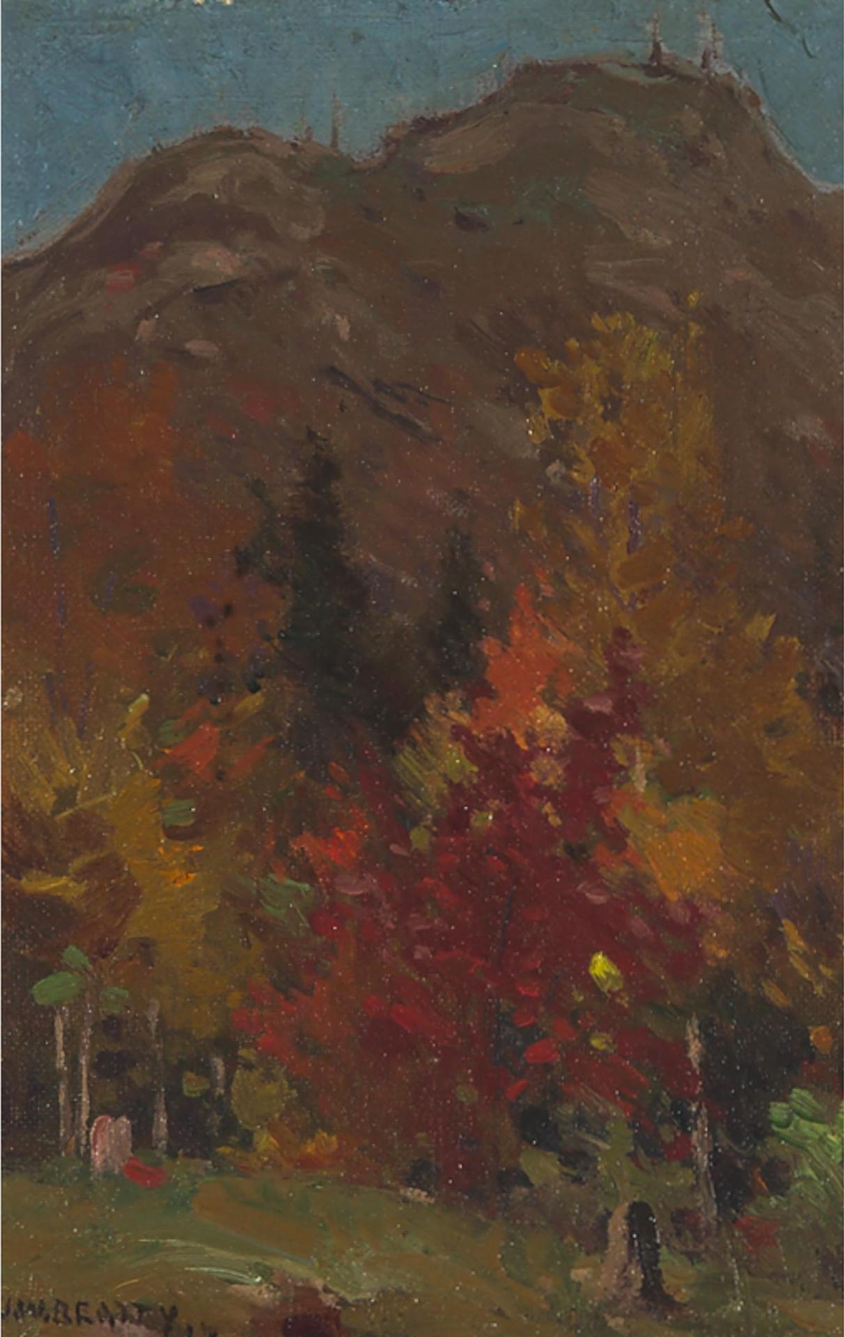 John William (J.W.) Beatty (1869-1941) - Autumn Hillside, 1912