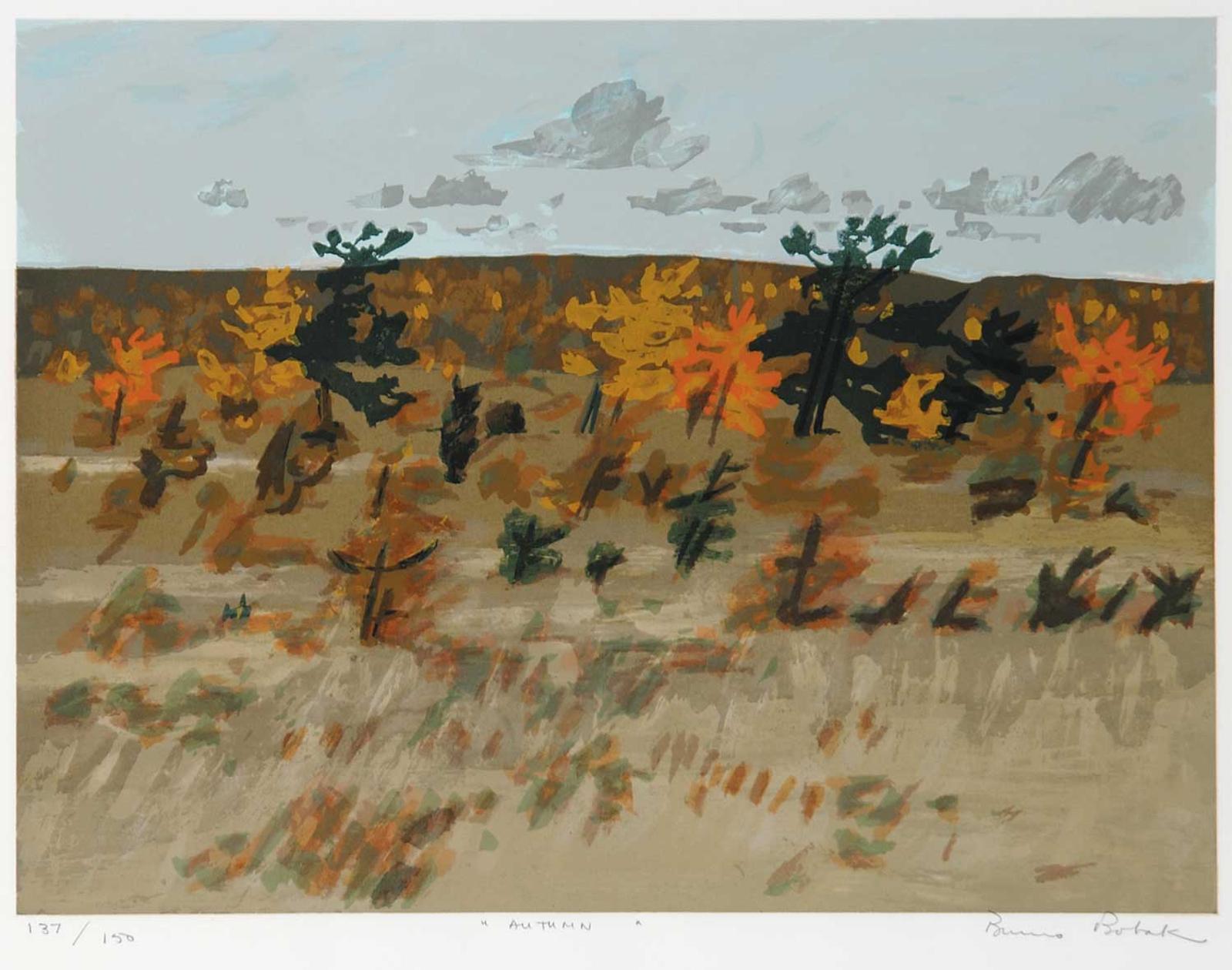 Bruno Joseph Bobak (1923-2012) - Autumn  #137/150