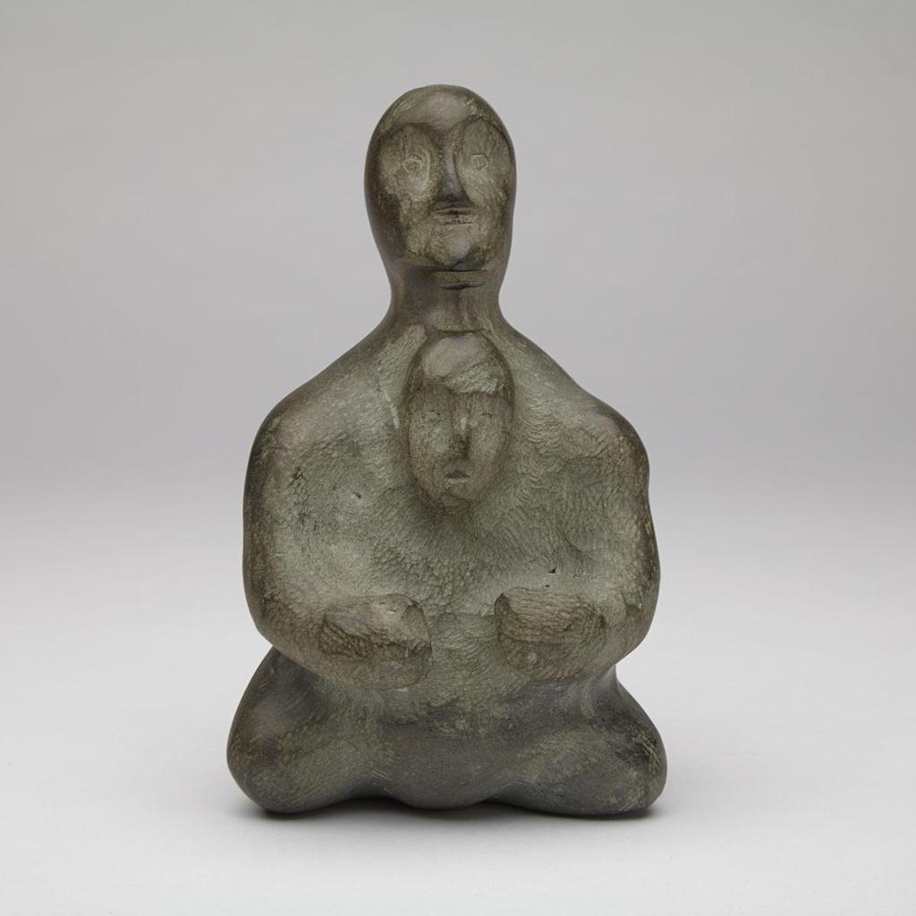 Tuna Iquliq (1935-2015) - Seated Figure With Emerging Face