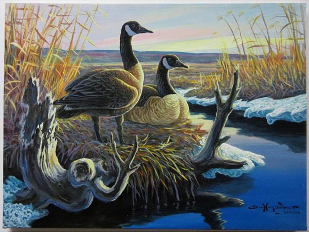 Don Ningewance (1948) - Canada Geese