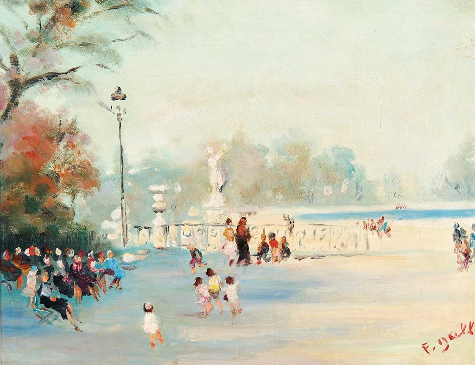 French School - Untitled - Children Playing in the Park