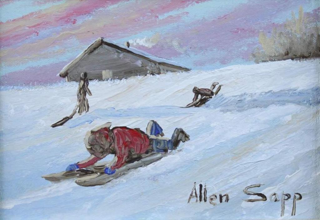 Allen Fredrick Sapp (1929-2015) - Sledding
