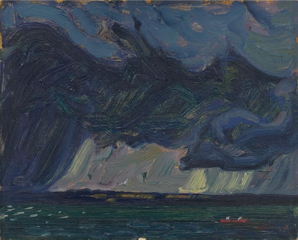 James Edward Hervey (J.E.H.) MacDonald (1873-1932) - Storm, Lake Simcoe
