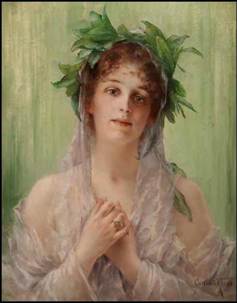 Conrad Kiesel (1846-1921) - Young Woman