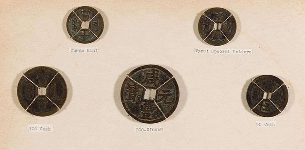 Chinese Art - A Group of Twenty-Four Chinese Bronze Coins and Charms, Late Ming Dynasty to Republican Period