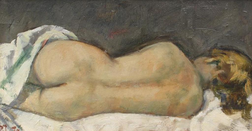 Llewellyn Petley-Jones (1908-1986) - Sleeping Nude; 1970