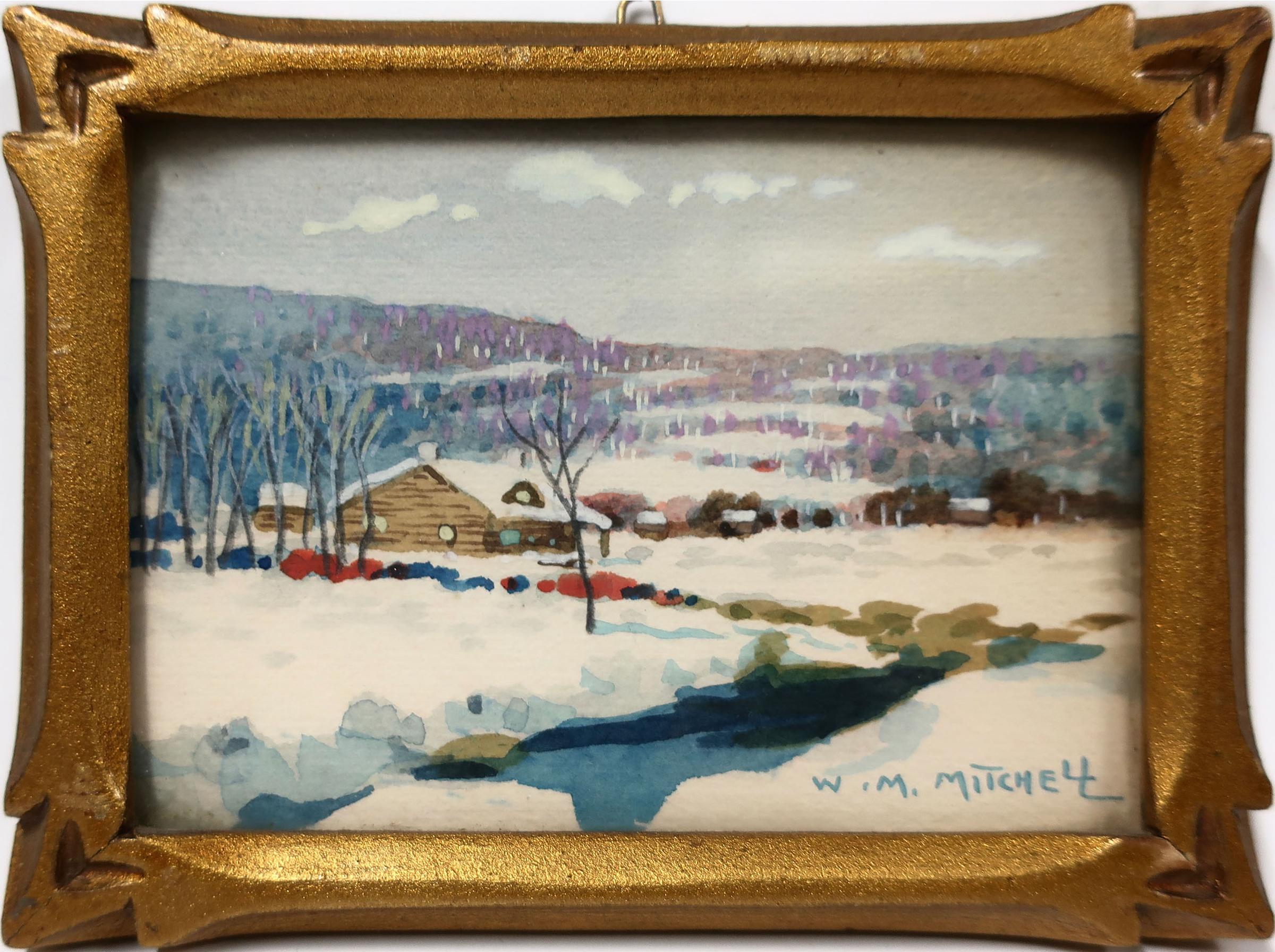 Willard Morse Mitchell (1879-1955) - Winter In The Famous Laurentian Mountains, P.Q.