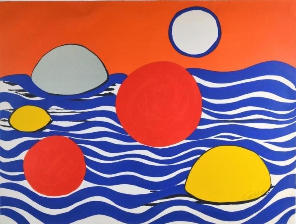 Alexander Calder (1898-1976) - Circles and Waves