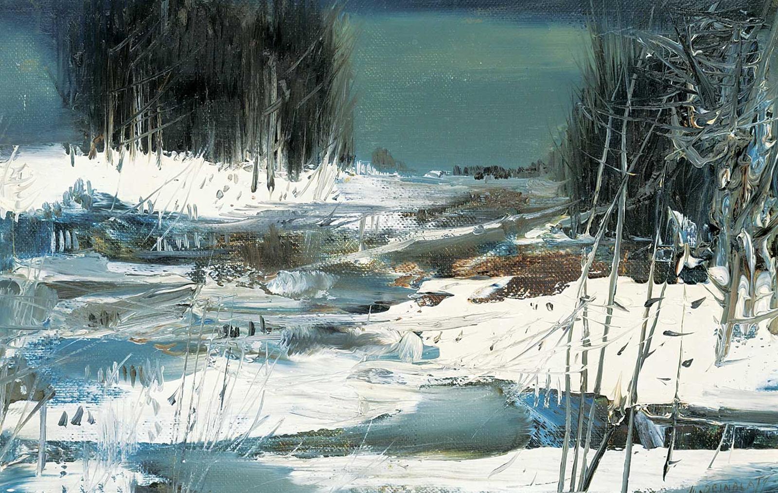 Moses (Moe) Martin Reinblatt (1917-1979) - Untitled - Grey Winter