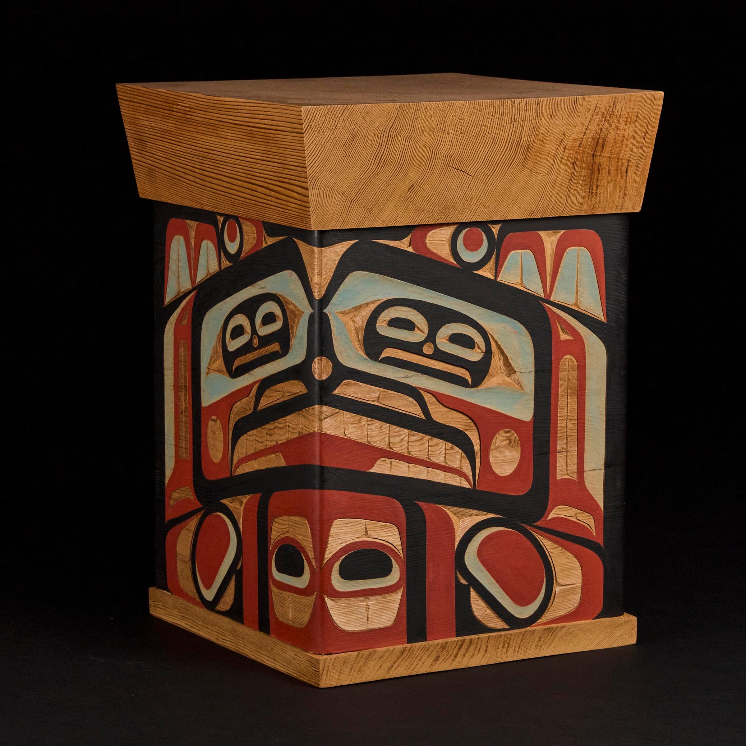 Andrea M. Wilbur-Sigo - Corner Oriented Bentwood Box, 1998