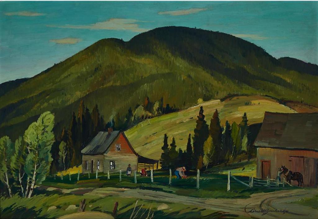 George Lorne Holland Bouchard (1913-1978) - Farm In The Huberdeau Hills