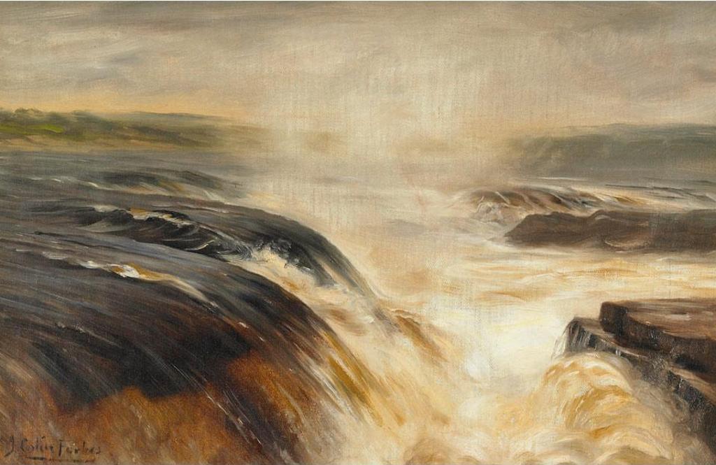 John Colin Forbes (1846-1925) - Rushing Water
