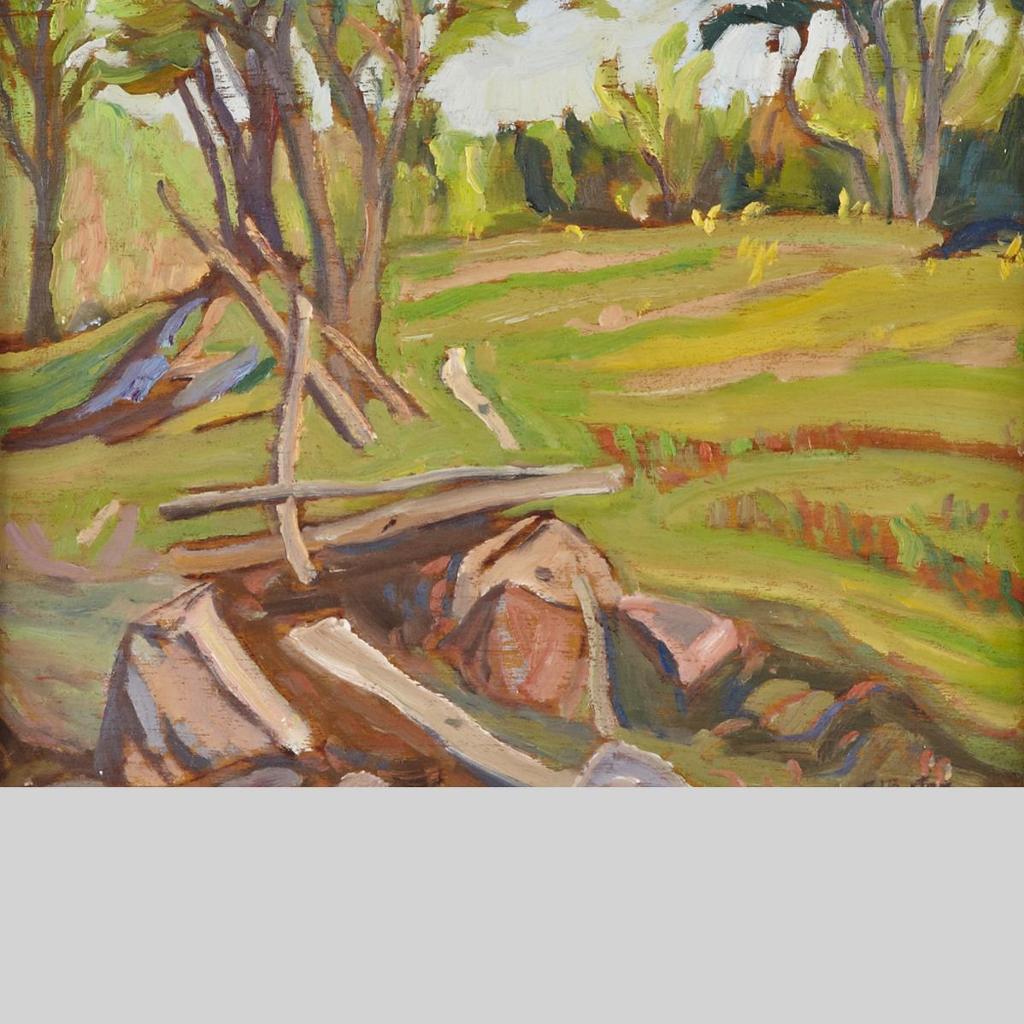 Ralph Wallace Burton (1905-1983) - Landscape, Bathurst County, Summer 1962