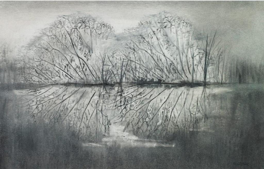 Louis Muhlstock (1904-2001) - Reflections, 1982