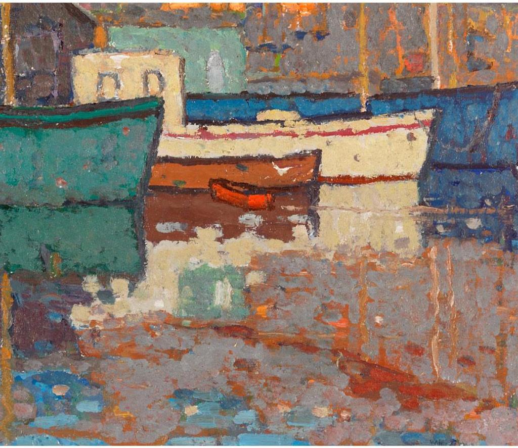 Wilfred Forbes Withrow (1900-1971) - Boats At The Harbour