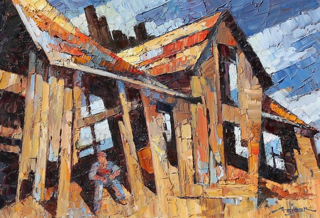 Frederick Steiger (1899-1990) - Old Barn, Newfoundland